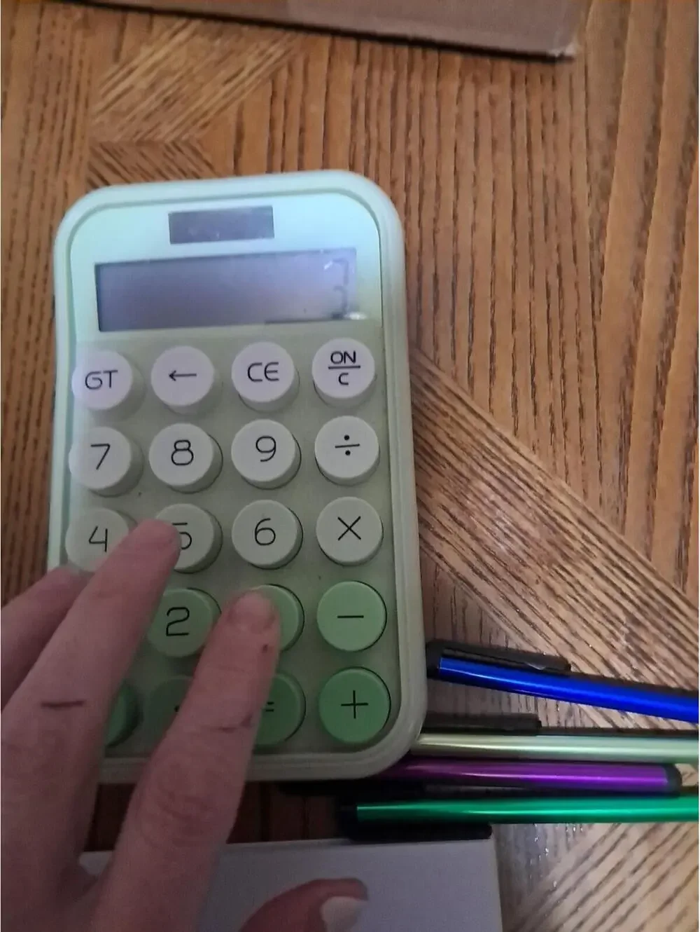 Lot‎ Of Stationary Sketch/note Book 4 Stylis'  Roller Pens And Green Calculator